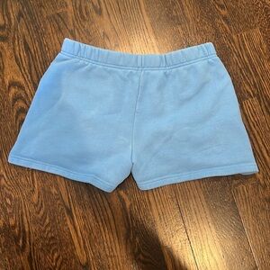 Aritzia TNA Cozy Blue Shorts